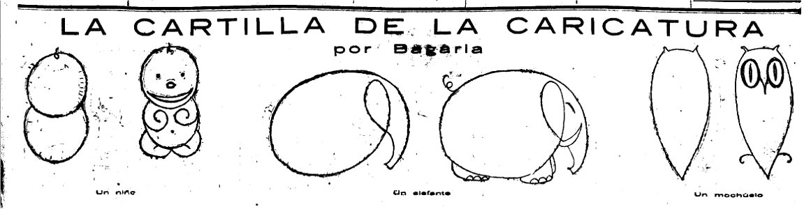 1918-04-23, El Sol, La cartilla-de-la-caricatura, Bagaría