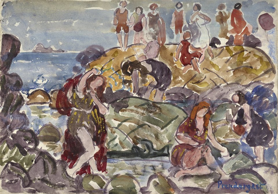 1917, Prendergast, Maurice, New England Shore