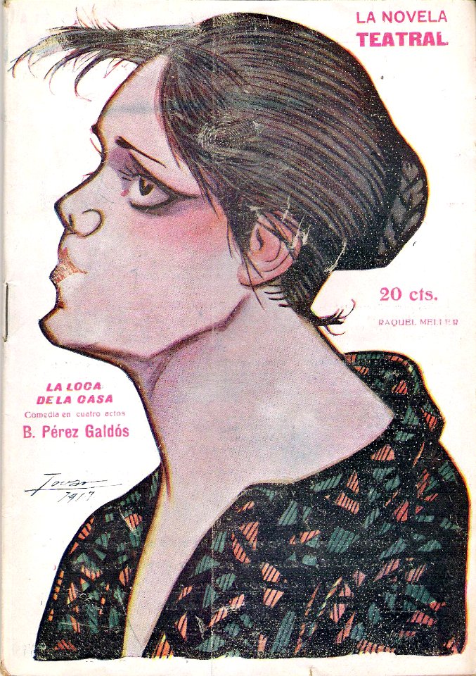1918-01-20, La Novela Teatral, Raquel Meller, Tovar
