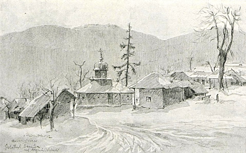 1916 - Albert Reich - Vrancea, Schitul Tarnita p74