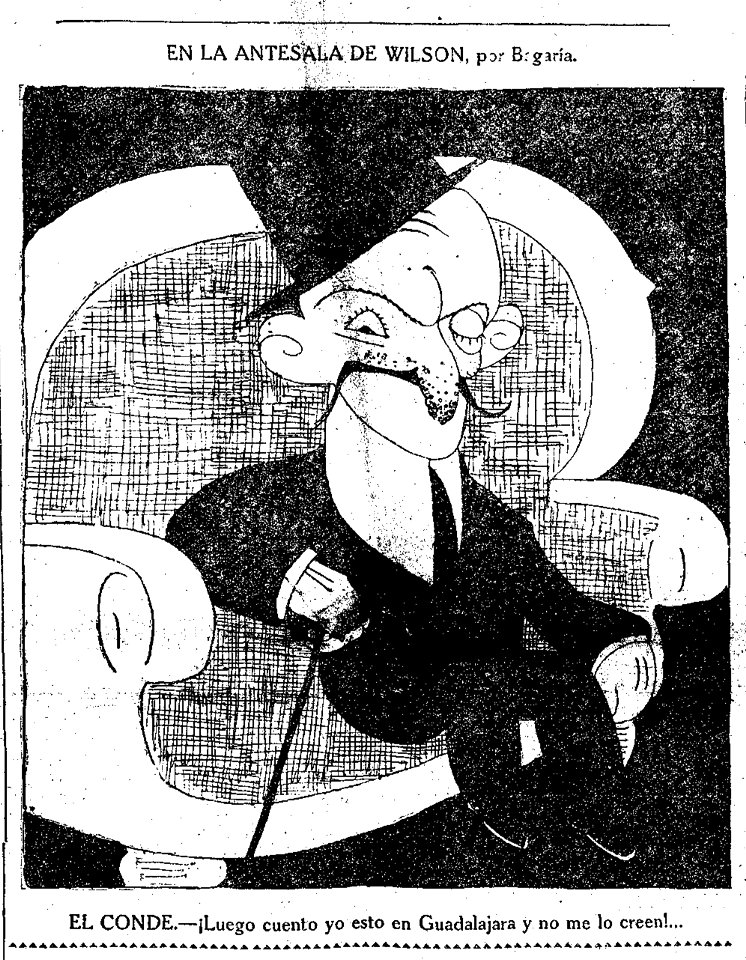 1918-12-21, El Sol, En la antesala de Wilson, Bagaría