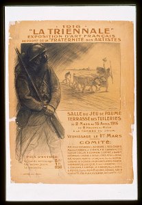 1916. 'La Triennale.' Exposition d'art français au profit de la 'Fraternité des Artistes' LCCN99613755