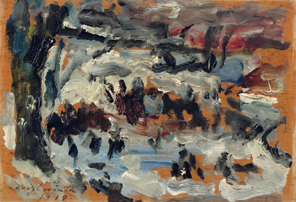 1919 Lovis Corinth Eisbahn
