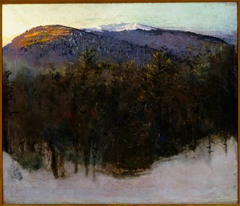 1919, Thayer, Abbott Handerson, Monadnock, Winter Sunrise