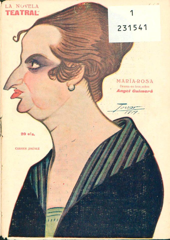 1919-02-09, La Novela Teatral, Carmen Jiménez, Tovar