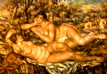 Renoir-as banhistas.orsay. Free illustration for personal and commercial use.