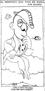 1919-06-14, El Sol, El ministro que vive en Babia, Bagaría
