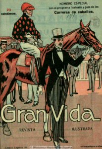 1917-09-00, Gran Vida, Portada, Izquierdo Durán. Free illustration for personal and commercial use.