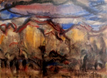 1920 Rohlfs Landschaft bei Erding