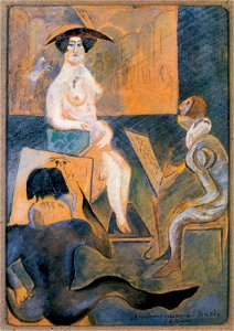 Waliszewski In the artist's studio