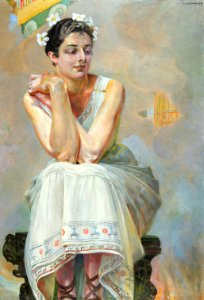Malczewski Jacek Pytia. Free illustration for personal and commercial use.