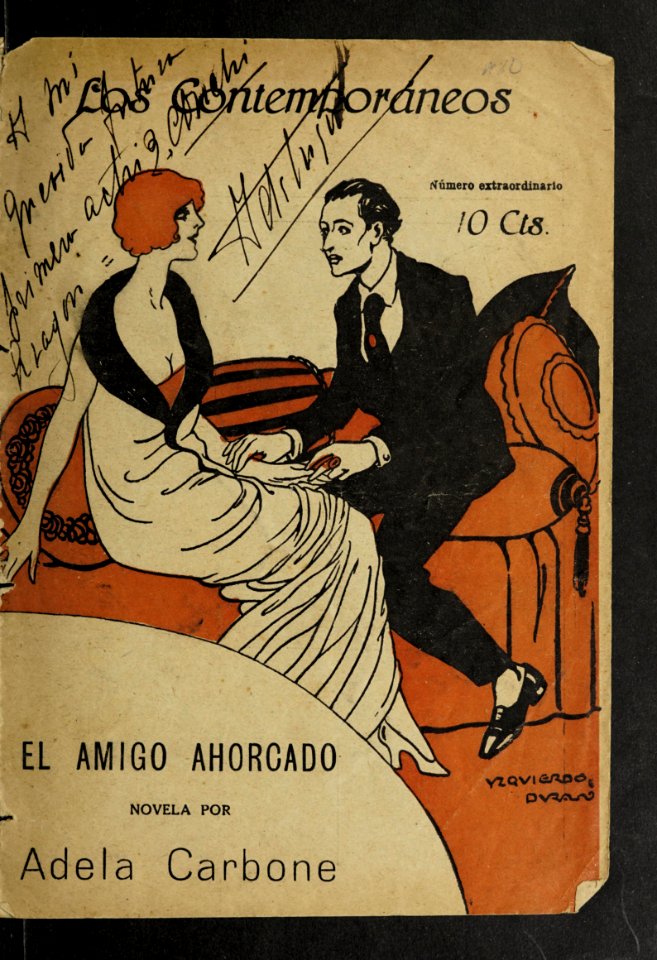 1920-11-04, Los Contemporáneos, El amigo ahorcado, de Adela Carbone, Yzquierdo Durán