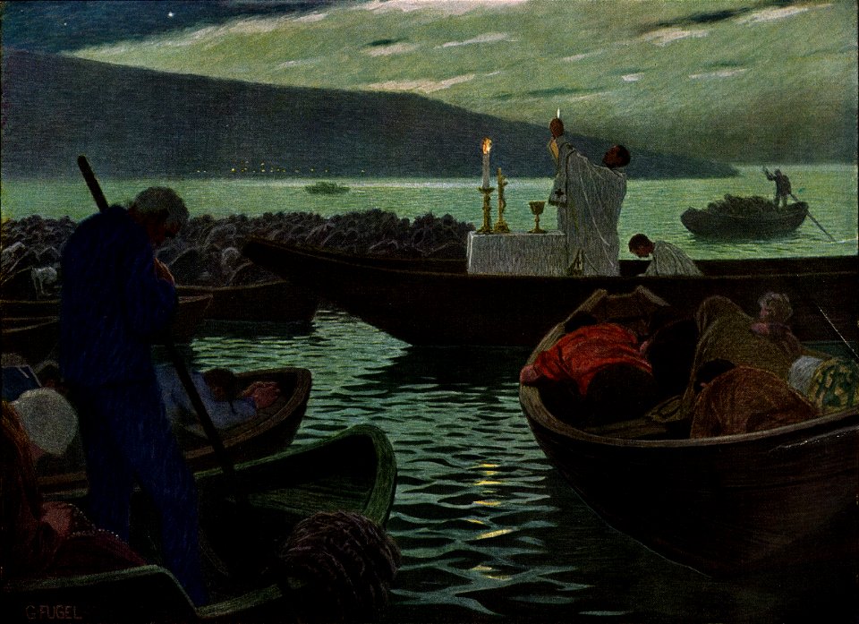 1920 circa Gebhard Fugel Die Nacht-Messe der Verfolgten