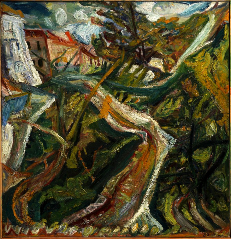 1920, Soutine, Chemin de la Fontaine des Tins at Céret