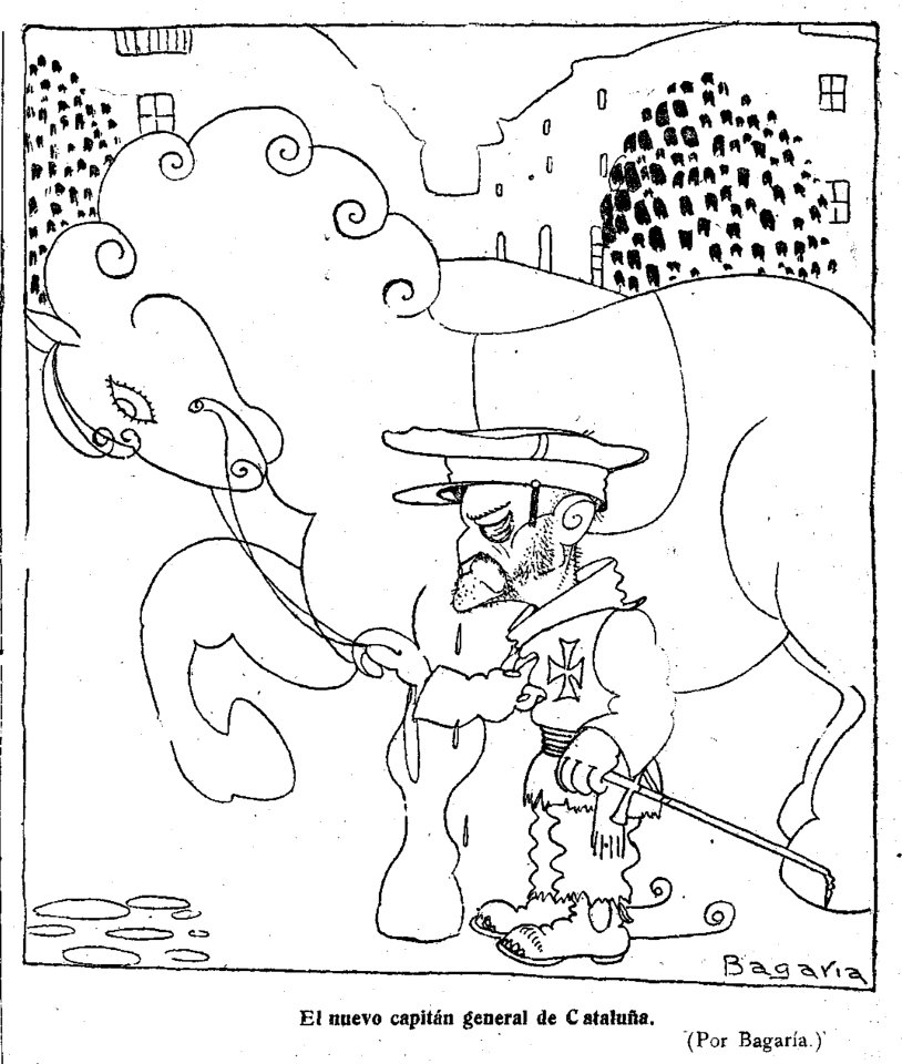 1920-02-12, El Sol, El nuevo capitán general de Cataluña, Bagaría