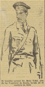 1921-10-05, El Liberal, El teniente coronel Mola Vidal, Ángel de la Fuente