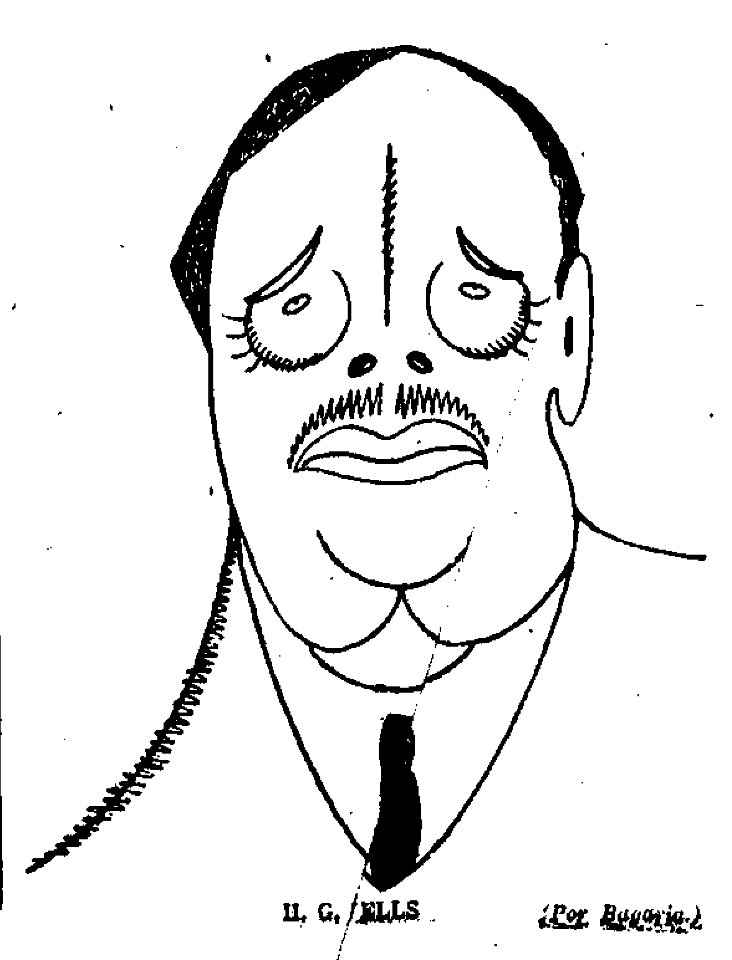 1922-03-12, El Sol, H. G. Wells, Bagaría