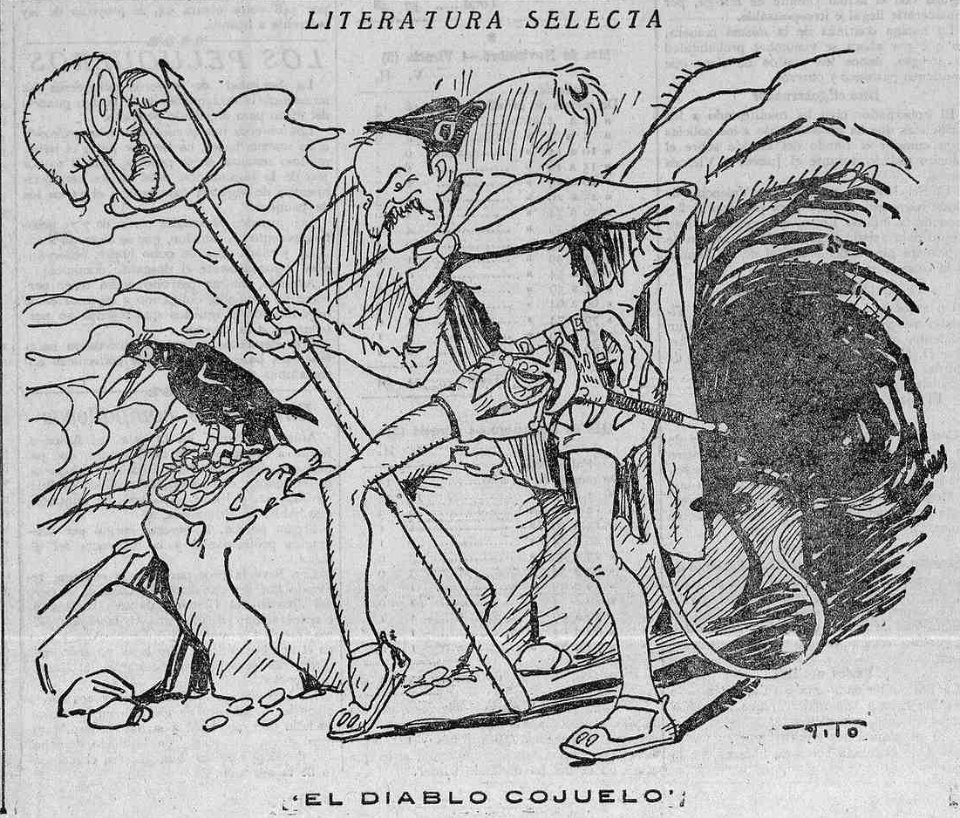 1920-04-01, La Libertad, Literatura selecta, El diablo cojuelo, Tito