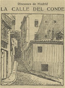 1922-08-06, El Liberal, Rincones de Madrid, La calle del Conde, Ángel de la Fuente