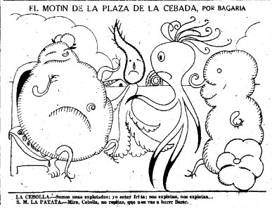 1922-04-01, El Sol, El motín de la plaza de la Cebada, Bagaría