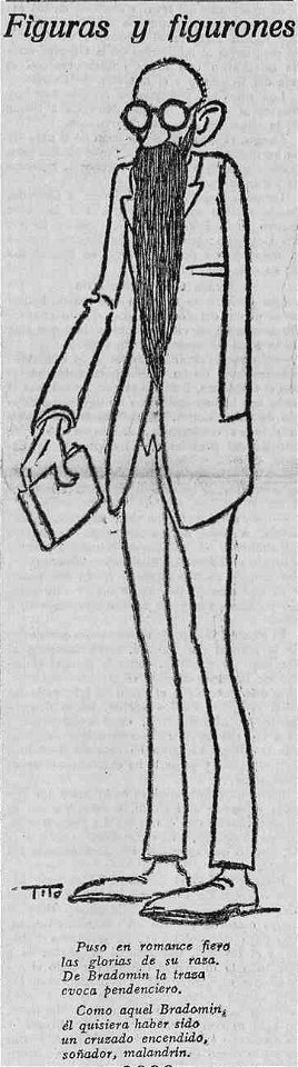 1922-12-19, La Libertad, Figuras y figurones, Valle Inclán, Tito