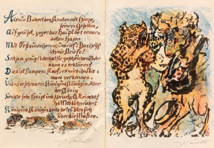 1921 Lovis Corinth Goethe Reinicke Fuchs