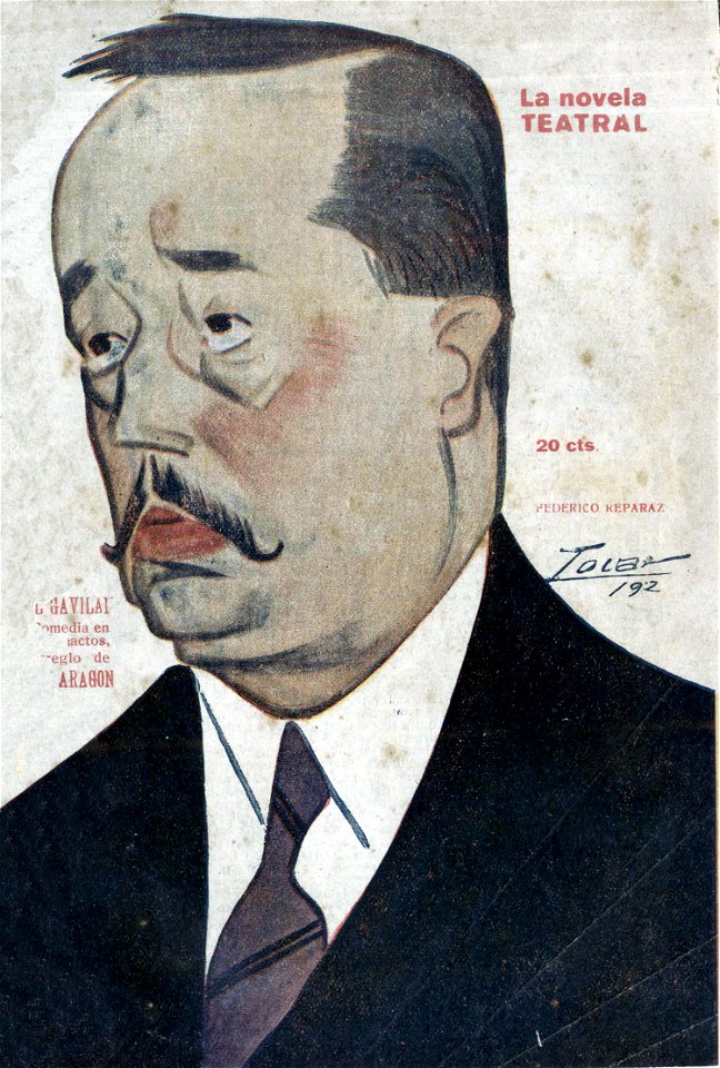 1921-02-13, La Novela Teatral, Federico Reparaz, Tovar