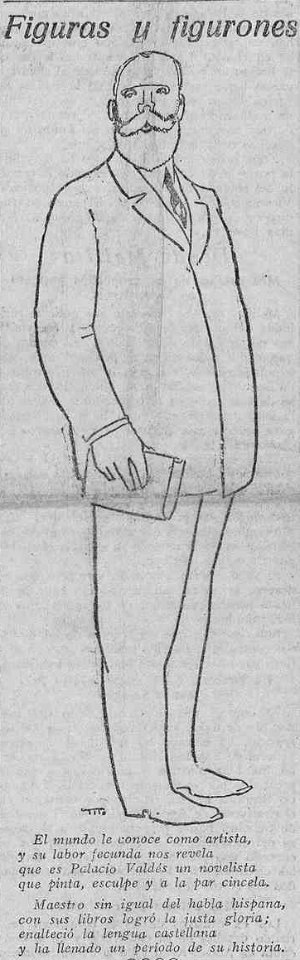 1923-02-11, La Libertad, Figuras y figurones, Armando Palacio Valdés, Tito