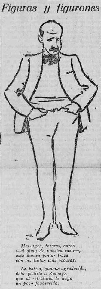 1922-12-29, La Libertad, Figuras y figurones, Ignacio Zuloaga, Tito