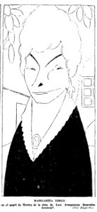 1923-03-22, El Sol, Margarita Xirgu, Bagaría