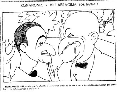 1921-12-18, El Sol, Romanones y Villabrágima, Bagaría