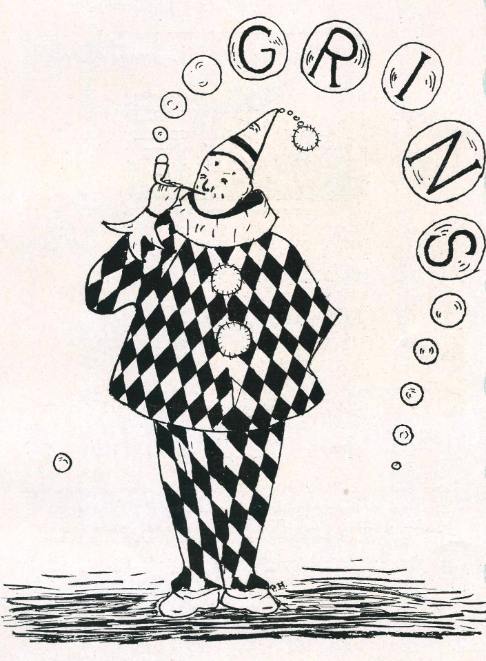 1923 Locust yearbook p. 193 (Grins)