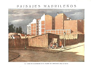 1924-02-23, La Esfera, Paisajes madrileños, La calle de Altamirano en el barrio de Argüelles, Sancha