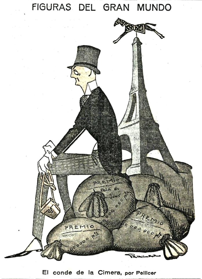 1924-06-06, El Imparcial, Figuras del gran mundo, El conde de la Cimera, Pellicer