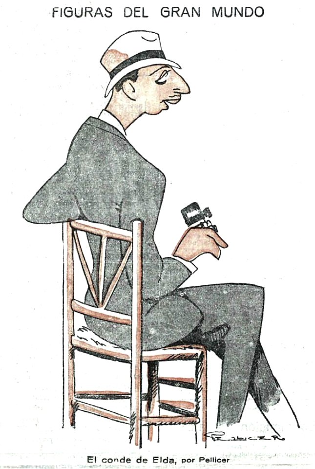 1924-06-26, El Imparcial, Figuras del gran mundo, El conde de Elda, Pellicer
