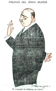1924-06-25, El Imparcial, Figuras del gran mundo, El marqués de Aldama, Pellicer