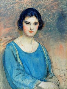 Leon Wyczółkowski - Portret Zofii Jahoda-Broniewskiej
