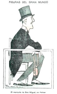 1924-06-22, El Imparcial, Figuras del gran mundo, El marqués de San Miguel, Pellicer