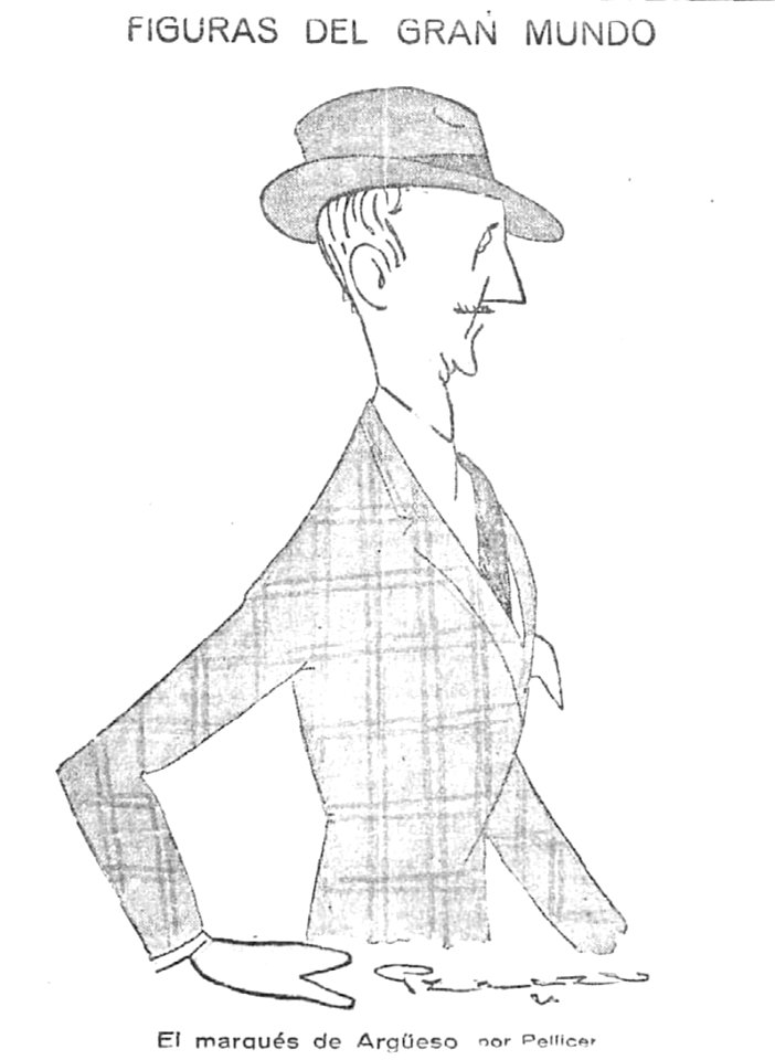 1924-07-01, El Imparcial, Figuras del gran mundo, El marqués de Argüeso, Pellicer