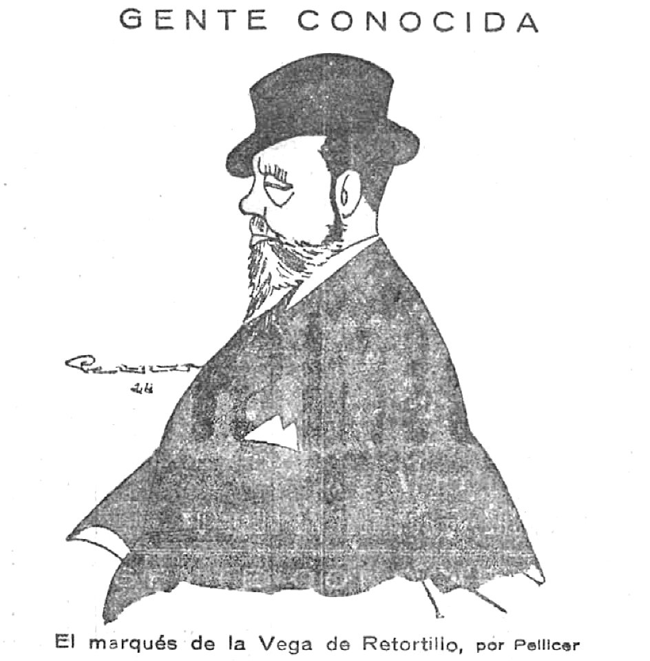 1924-07-24, El Imparcial, Gente conocida, El marqués de la Vega de Retortillo, Pellicer