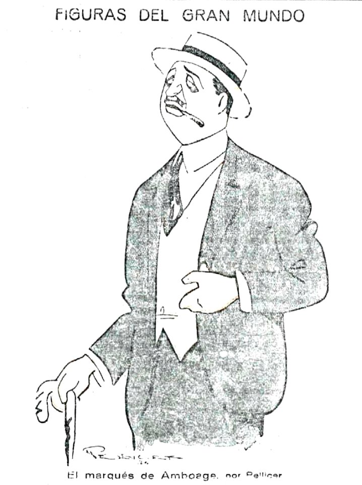 1924-06-29, El Imparcial, Figuras del gran mundo, El marqués de Amboage, Pellicer