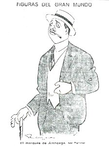 1924-06-29, El Imparcial, Figuras del gran mundo, El marqués de Amboage, Pellicer