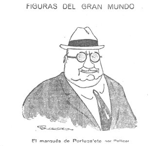 1924-07-09, El Imparcial, Figuras del gran mundo, El marqués de Portugalete, Pellicer