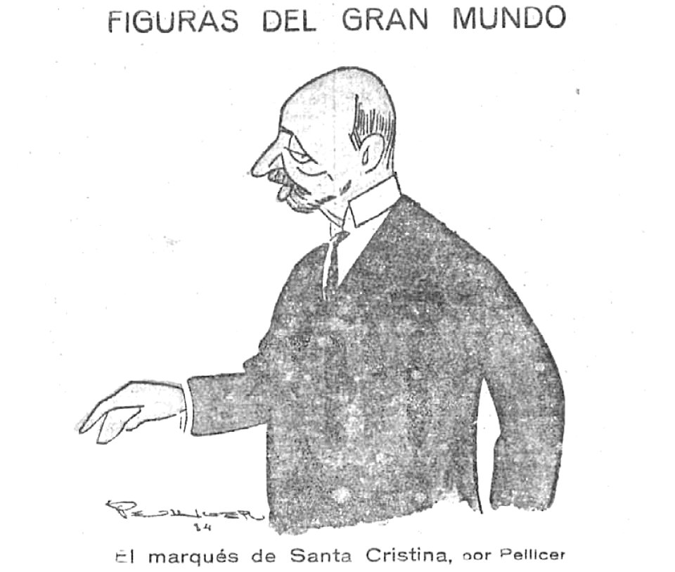1924-07-05, El Imparcial, Figuras del gran mundo, El marqués de Santa Cristina, Pellicer
