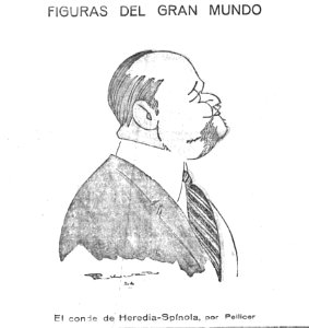 1924-08-30, El Imparcial, Figuras del gran mundo, El conde de Heredia-Spínola, Pellicer