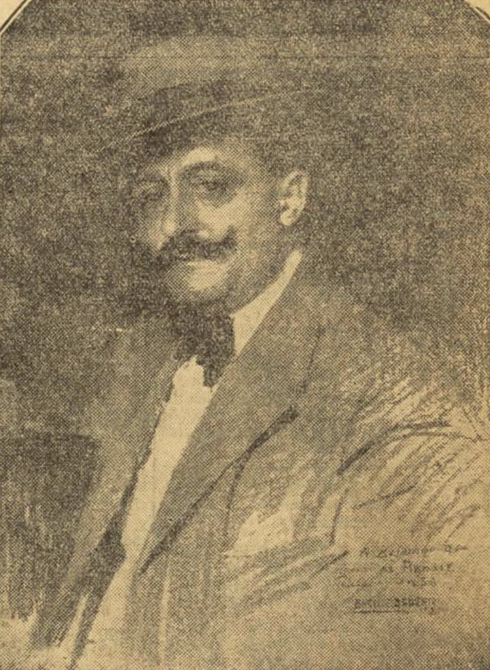 1924-10-08, El Liberal, Leopoldo Bejarano, Ángel de La Fuente (cropped)