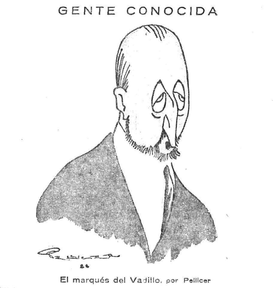 1924-08-22, El Imparcial, Gente conocida, El marqués de Vadillo, Pellicer