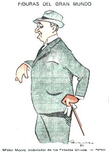 1924-06-27, El Imparcial, Figuras del gran mundo, Mister Moore, embajador de los Estados Unidos, Pellicer