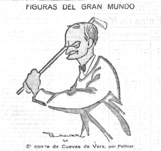 1924-07-12, El Imparcial, Figuras del gran mundo, El conde de Cuevas de Vera, Pellicer