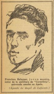 1925-02-21, El Liberal, Francisco Balaguer, Ángel de Lafuente